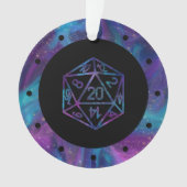 RPG Dice | Nebula Old School Tabletop Role Player Ornament (Vorderseite)