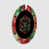RPG Dice | Nebula Old School Tabletop Role Player Ornament (Vorderseite)