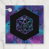 RPG Dice | Nebula Retro Tabletop Gamer Vielen Dank Geschenkanhänger (Vorderseite)