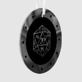 RPG Dice | Retro Old School Tabletop Role Player Ornament (Vorderseite)