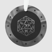 RPG Dice | Retro Old School Tabletop Role Player Ornament (Vorderseite)