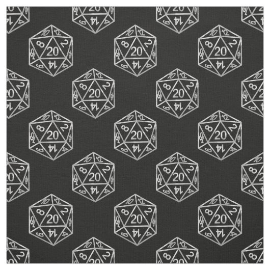 RPG Dice | Retro Old School Tabletop Roleplayer Stoff (Muster)