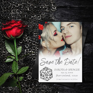 RPG Dice   Retro Tabletop PnP Role Player Foto Save The Date