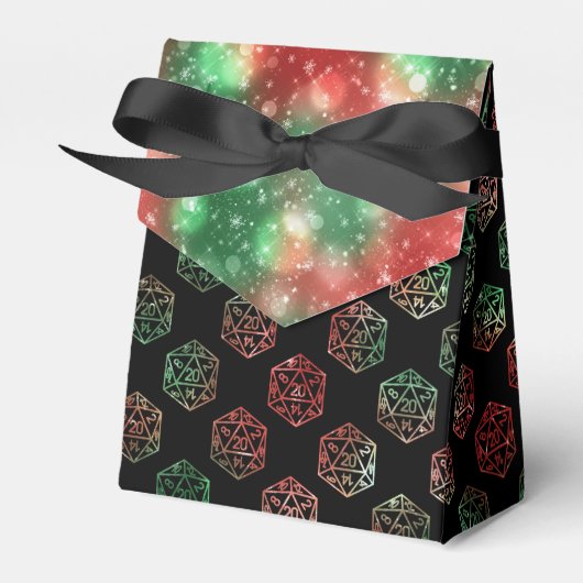 RPG Dice | XMAS Fantasy Retro Tabletop PnP Gamer Geschenkschachtel (Vorderseite)