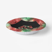 RPG Dice | XMAS Fantasy Retro Tabletop PnP Gamer Pappteller (Gewinkelt)