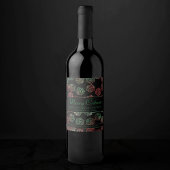 RPG Dice | XMAS Fantasy Tabletop Gamer Custom Weinetikett