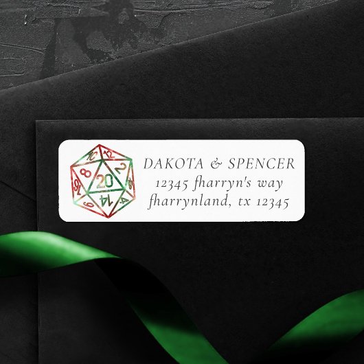 RPG Dice | XMAS Fantasy Tabletop PnP Gamer Custom