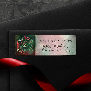 RPG Dice XMAS Fantasy Tabletop PnP Gamer Custom