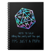 RPG-DM-Spaß | Holo Tötet das Party ist ein Perk Notizblock (Vorderseite)