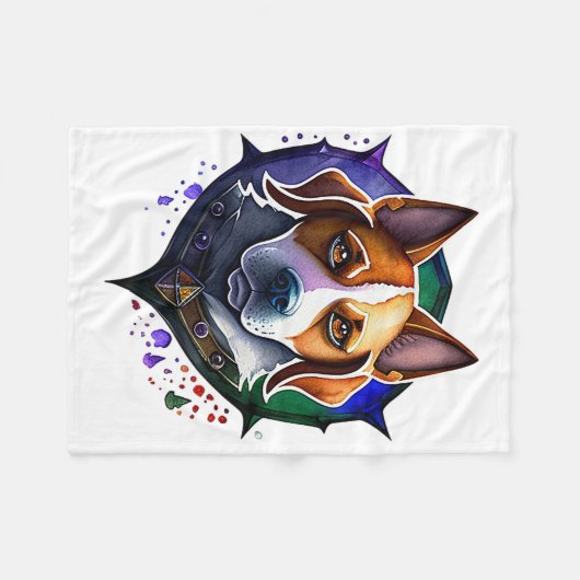 RPG Dog Fleecedecke (Vorderseite (Horizontal))