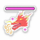 RPG-Drache Aufkleber (Vorderseite)