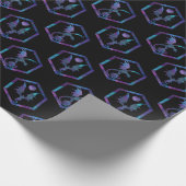 RPG Dragon Dice | Nebula PnP Tabletop Player Geschenkpapier (Ecke)