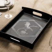 RPG Dragon | Fantasy Tabletop Retro PnP Gamer Dice Seidenpapier