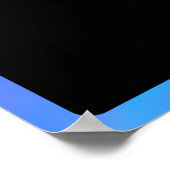 RPG Dragon | Holo Fantasy Tabletop PnP Gamer Dice Poster (Ecke)