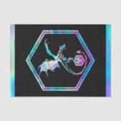 RPG Dragon | Holo Fantasy Tabletop PnP Gamer Dice Seidenpapier (Vorderseite)