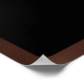 RPG Dragon | Kupfer Fantasy Tabletop Gamer Dice Poster (Ecke)