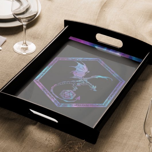 RPG Dragon | Nebula Fantasy Tabletop Gamer Dice Seidenpapier