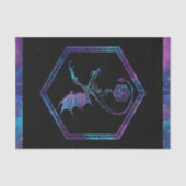 RPG Dragon | Nebula Fantasy Tabletop Gamer Dice Seidenpapier (Vorderseite)