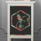 RPG Dragon | XMAS Fantasy Tabletop Gamer Dice Seidenpapier