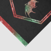 RPG Dragon | XMAS Fantasy Tabletop Gamer Dice Seidenpapier (Ausschnitt)