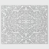 RPG Dungeon Map Wrapping Paper Geschenkpapier (Flach)