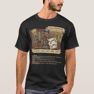 RPG-Familie - Ehemann der Klasse NA mit STATISTIKE T-Shirt