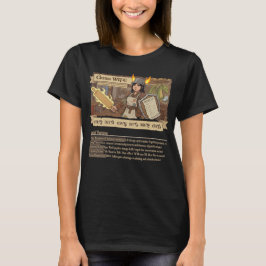 RPG-Familie - Klassen-Ehefrau mit STATS - Stil AS T-Shirt