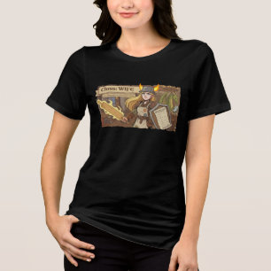 RPG-Familie - Klassenfrau NE Tri-Blend Shirt