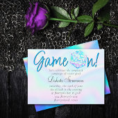 RPG-Game | Holo Fantasy Tabletop Retro Gamer Einladung