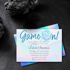 RPG-Game | Holo Fantasy Tabletop Retro Gamer Einladung