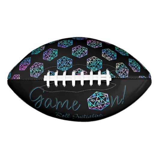 RPG-Game | Holo Fantasy Tabletop Retro Gamer Football (Vorderseite)