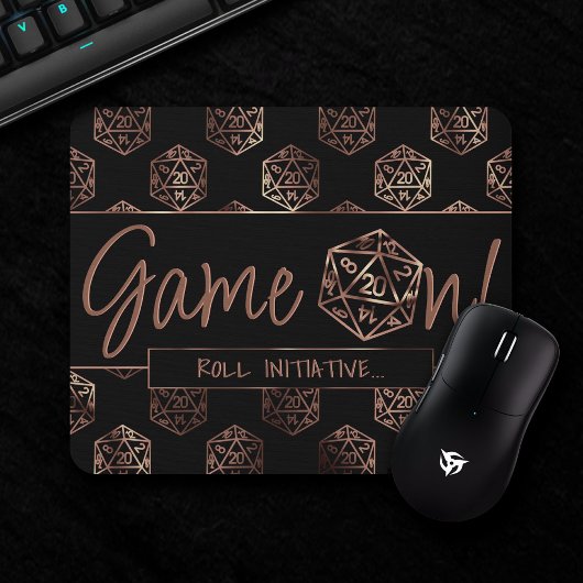 RPG-Game | Kupfer Fantasy Tabletop Gamer Dice Mousepad