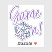 RPG-Game | Nebula Fantasy Tabletop Gamer Dice Aufkleber (Blatt)