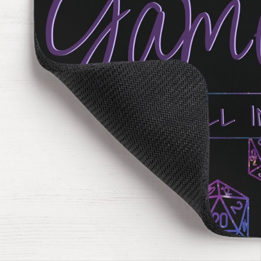 RPG-Game | Nebula Fantasy Tabletop Gamer Dice Mousepad (Ecke)