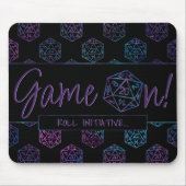 RPG-Game | Nebula Fantasy Tabletop Gamer Dice Mousepad (Vorne)