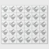 RPG-Game | Old School Tabletop Role Player Dice Geschenkpapier (Flach)