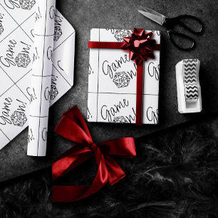 RPG-Game   Old School Tabletop Role Player Dice Geschenkpapier