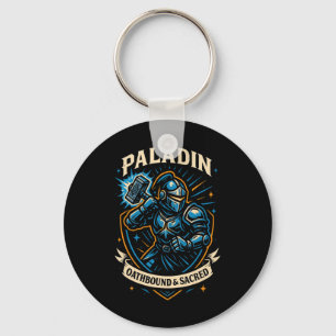 Rpg Gamer Paladin D20 Würfel Nerdy Geek Männer Fra Schlüsselanhänger
