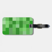 RPG-Gamer-Pixelmuster Gepäckanhänger (Rückseite horizontal)