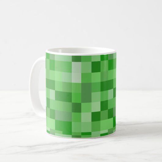 RPG-Gamer-Pixelmuster Kaffeetasse (Vorderseite Links)
