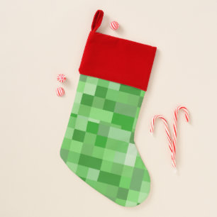 RPG-Gamer-Pixelmuster Weihnachtsstrumpf