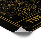 Rpg Gamer Rogue D20 Dice Nerdy Geek Cat Men Women Poster (Ecke)