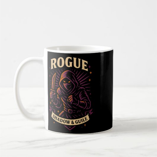 Rpg Gamer Rogue D20 Dice Nerdy Geek Men Women Kids Kaffeetasse (Links)