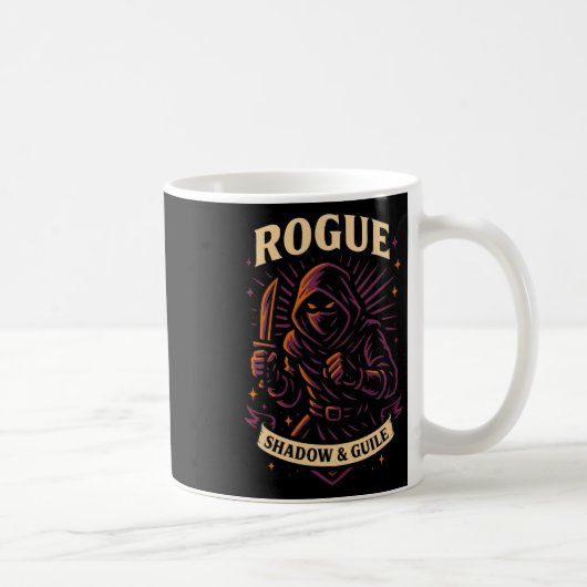 Rpg Gamer Rogue D20 Dice Nerdy Geek Men Women Kids Kaffeetasse (Rechts)