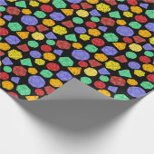 RPG Gaming Dice, Board, Fantasy Games Gemustert Geschenkpapier (Ecke)