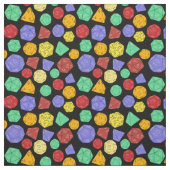 RPG Gaming Dice, Board, Fantasy Games Gemustert Stoff (Muster)