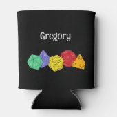 RPG Gaming Dice, Board, Fantasy Games Personalisie Dosenkühler (Rückseite)