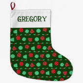 RPG Gaming Dice, Board, Fantasy Games Personalisie Großer Weihnachtsstrumpf (Vorderseite)