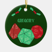 RPG Gaming Dice, Board, Fantasy Games Personalisie Keramik Ornament (Vorne)