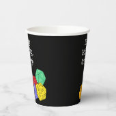 RPG Gaming Dice, Board, Fantasy Games Themed Party Pappbecher (Links)